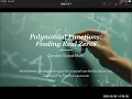 2 3a Polynomial Functions - Finding Real Zeros