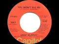 1974 HITS ARCHIVE: You Won’t See Me - Anne Murray (stereo 45 single version--#1 A/C)