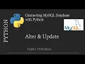 MySQL Python - How to Alter and Update Alter column in existing table Update