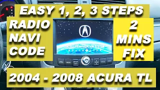 HOW TO GET RADIO NAVIGATION ANTI - THEFT CODE FOR 2004