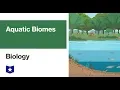 Aquatic Biomes Biology