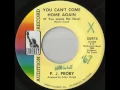 Lagu You Can't Come Home Again - P.J. Proby