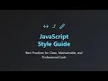 JavaScript Style Guide Best Practices for Clean Maintainable Code Hindi