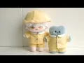 Making 20cm Cotton Doll Kindergarten Clothes
