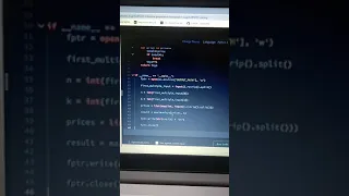 Hackerrank Mark and Toys python solution