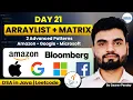 Spiral Matrix Summary Ranges - ArrayList Mastery Matrix Traversal DSA Day 21 Java Leetcode