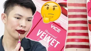 Download BONGGA O CHAKA!!! VICE COSMETICS VELVET LIP KIT REVIEW AND SWATCHES | Kenny Manalad MP3