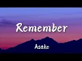 Asake - Remember (Lyrics)