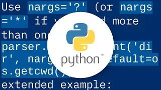 Argparse optional positional arguments