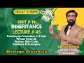 Lecture 45 MDCAT 2022 Biology Preparation Series Inheritance Part-4 NEET