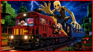 AKU DAN TEMANKU TERJEBAK DI KERETA HORROR HANTU VERITY DAJJAL DI MINECRAFT! SEMUA KETAKUTAN