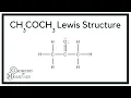 CH3COCH3 Lewis Structure How to Draw the Lewis Structure for CH3COCH3 Acetone