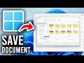 How To Save Document In Computer - Step By Step