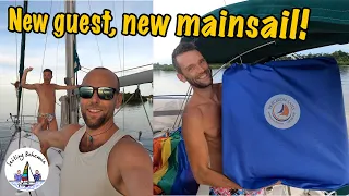 New guest, new mainsail! Sailing Bohemia Ep.172