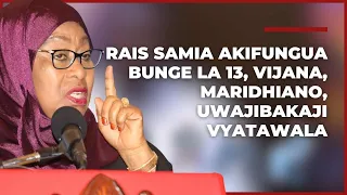Mwanzo Mwisho Hotuba Ya Rais Samia Akifungua Bunge La 13 Vijana Kuunda Tume Na Maridhiano Vyatawala 