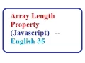 Array Length Property Javascript -