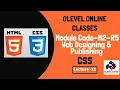 Module Code - M2-R5 Web Designing Publishing CSS