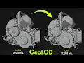 Blender Addon GeoLOD - Smart Fast UV-Safe LOD Generator