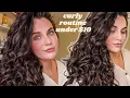 THE ULTIMATE AFFORDABLE CURLY HAIR ROUTINE UNDER 10