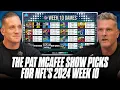 The Pat McAfee Show Picks Predicts Every Game For NFL s 2024 Week 10 Weekend
