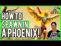 Ark Survival Evolved PS4 Tutorial - How To Spawn In A Phoenix