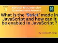 What is Strict Mode in JavaScript How to Enable Use It Properly