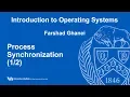 Intro to OS - Process Synchronization