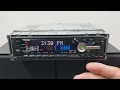 How to adjust and set the clock time on a Kenwood HRC-509S Car Stereo Radio Head Unit