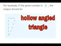 hollow angled triangle in assignment ccbp nxtwave assignment 10