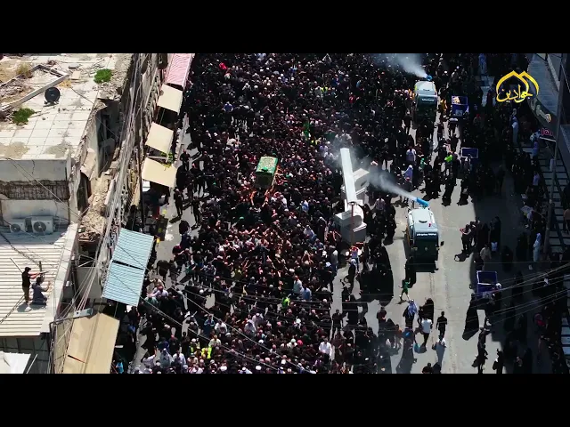 ⁣هبطت ملائكة السماء لتشيَّع نعش الطاهر وتعظم أجر ولده النقي وقلوب محبيه سلامٌ؟