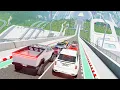 Big Ramp Jumps with Real Car Mods - BeamNG Drive Crashes DestructionNation