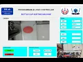 Bottle cap sorting color and shape machine using MATLAB PLC OMRON