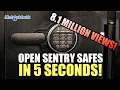 Open Sentry Safe in less than 5 seconds Mr Locksmith