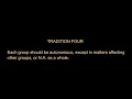 Tradition Four - Narcotics Anonymous Original Basic Text