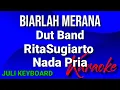 Download Lagu BIARLAH MERANA - RitaSugiarto | karaoke nada pria | lirik