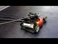 lawn mower DIY mod convert rear bag to side discharge chute