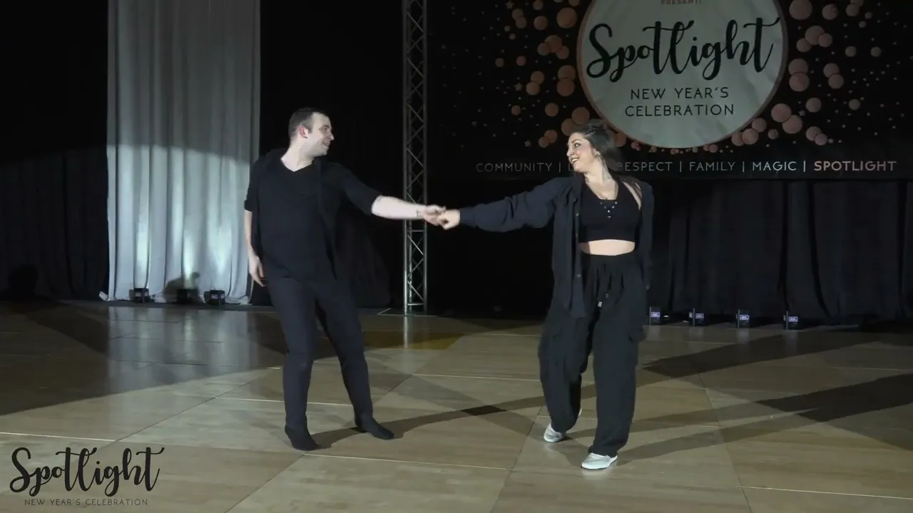 Spotlight New Year's Celebration 2024/2025 Invitational Jack & Jill Kyle FitzGerald & Ariel Peck