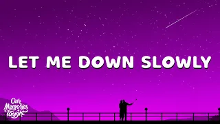 Alec Benjamin Let Me Down Slowly Lyrics 
