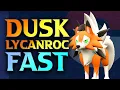 How To Get DUSK Form Lycanroc FAST - Pokemon Scarlet And Violet Lycanroc Evolution