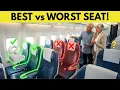 How to Pick the BEST Plane Seat Avoid These at ALL Costs
