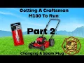 Spark Plug Replacement on a Craftsman M100 Push Mower