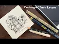 15 Zentangle 15 minutes lesson