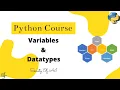 Variables and Data Types in Python Python Course Society of AI