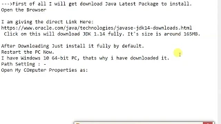 JAVA setting path and classpath windows 10 64bit