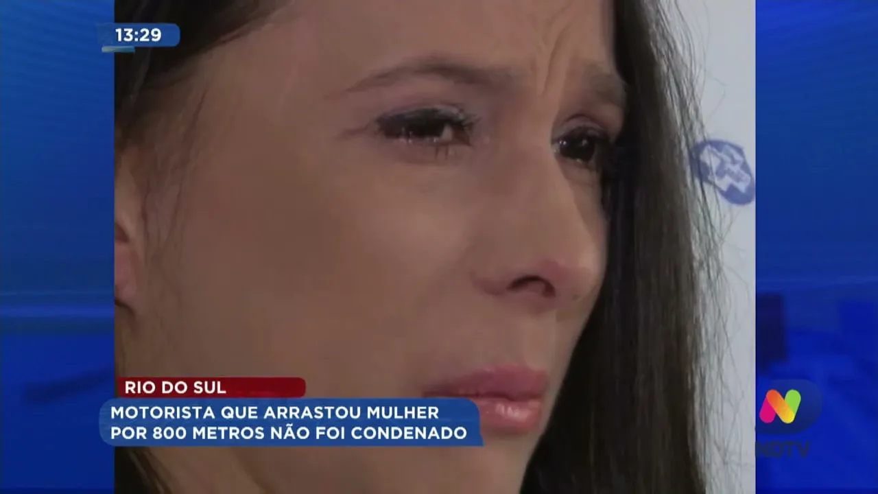 Rio do Sul: motorista que arrastou mulher por 800 metros não foi condenado