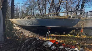 The Worst Contessa 26′ in the USA!! Project Boat For Sale: $500 Sailing SV Bohemian Episode 46