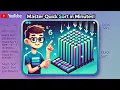 Quick Sort Algorithm in 3 Minutes