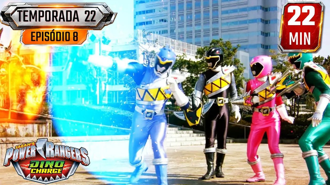 Rangers Duplos, Perigo em Dobro | Dino Charge | E8 | Episódio Completo | Power Rangers para Crianças