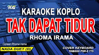 tak dapat tidur karaoke duet koplo version rhoma irama