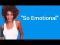 Whitney Houston - So Emotional (Lyrics)